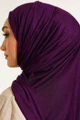 Klasik Penye Şal Mor thumbnail 4