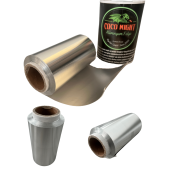 45 mikron (micron) 500gr (36metre)  Rulo Alüminyum folyo, Nargile folyosu, shisha foil, Nargile kömürü - 1