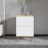 BMdekor Komodin Kozan Beyaz Gold - 2