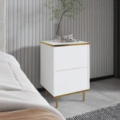BMdekor Komodin Kozan Beyaz Gold - 3