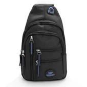 Lederax Çift Taraf Askılı Göğüs Çantası Bodybag LD266 - 5