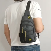 Lederax Çift Taraf Askılı Göğüs Çantası Bodybag LD266 - 8