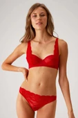 Pierre Cardin Dantelli Dolgusuz Sütyen Takımı - 5