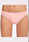 Melanjlı Dantelli Kadın Bikini Külot  5 Adet - 3