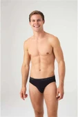 U.S. Polo Assn. Erkek 3'lü Slip Siyah - Antrasit - Lacivert - 3
