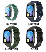 Huawei Watch Fit 2 Kordon Silikon Bileklik Kopçaklı Kordon Mix - 6