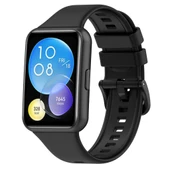 Huawei Watch Fit 2 Kordon Silikon Bileklik Kopçaklı Kordon Mix - 9
