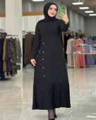 Tuğba Elbise Siyah - 1