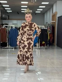 Bulut Elbise Kahverengi - 1