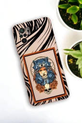 Redmi Note 10s Uyumlu Warrior Woman Desenli Premium Silikonlu Lansman Telefon Kılıfı - 1