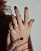 Baget Beyaz Altın Tektaş Yüzük 1,00 Karat thumbnail 4