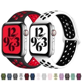 Apple Watch 42/44/45/46/49mm Kordon Delikli Spor Kordon 2/3/4/5/6/se/7/8/9/10/ultra - 1