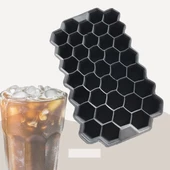 Petek Buz Kalıbı Silikon Gri  - 3