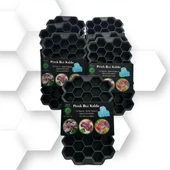 Petek Buz Kalıbı Silikon Gri  - 1