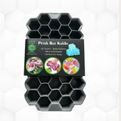 Petek Buz Kalıbı Silikon Gri  - 5