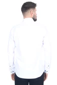 Cengiz İnler İtalyan Yaka Slim Fit Erkek Pamuk Gömlek thumbnail 1