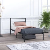 Mobpazar Basic Metal Karyola 100x200 cm Siyah - 1