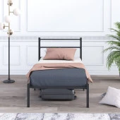 Mobpazar Basic Metal Karyola 100x200 cm Siyah - 2