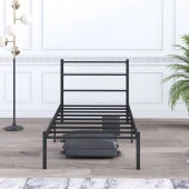 Mobpazar Basic Metal Karyola 100x200 cm Siyah - 5