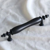 Gerçek Porselen Siyah 96 Mm Kulpları Mobilya Mutfak Kulplar Dolabı Çekmece Kulbu Dolap Kapak Kulpu thumbnail 5