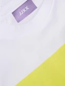 JJXX Bisiklet Yaka Baskılı Kadın Tişört 12204837 - 6