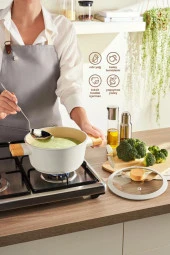 Emsan Swiss Crystal 20 cm Derin Tencere - 1