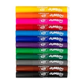 Pensan Kidz 12 Renk Yıkanabilir Jumbo Keçeli Kalem (99040/12) - 2