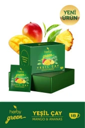Herby Yeşil Çay Mango ve Ananas 18'li - 1