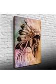 Redskin Kızılderili Canvas Tablo (50x70) - 1