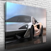 Spor Gri Araba Kanvas Tablo 50 x 70 thumbnail 1