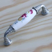 Gerçek Porselen Mobilya Mutfak Çekmece Dolap Kapak Dolabı Kulbu Kulpu Kulpları Beyaz (96 MM-9.6 CM) - 2