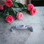 Gerçek Porselen Mobilya Mutfak Çekmece Dolap Kapak Dolabı Kulbu Kulpu Kulpları Beyaz (96 MM-9.6 CM) - 4