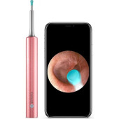 BEBIRD T5 5MP KAMERA 3,5MM LENS ŞARJLI WİFİ GÖRÜNTÜLÜ KULAK TEMİZLEYİCİ PEMBE RENK - 1