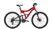 Bianchi Montana D Disk Fren 21 Vites Çift Amortisör 26 Jant Dağ Bisikleti Kırmızı Siyah Beyaz - 1