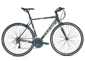 Corelli Fit Bike 1.0 V Fren 21 Vites 28 Jant Fitness Yol Bisikleti Gri Kahve Turuncu 52 Kadro - 1