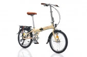 Corelli Just 1.0 V Fren Altus 8 Vites 20 Jant Katlanır Bisiklet Krem Kahve - 1