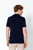 Erkek Fit Altı Kolları Lastikli Polo Yaka Düğmeli Triko T-Shirt - 11