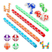 24 PARÇA MAGİC SNAKE RUBİK YILAN ZEKA KÜPÜ MİNİ BOY - 5