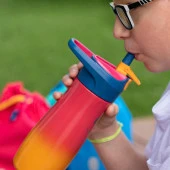 Maped Picnik Çelik Matara 430 Ml ve 580 Ml Uyumlu Yedek Kapak Pipetli Mavi (879903) - 5