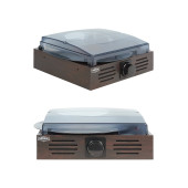 Midex MTX-106BN Nostaljik Retro Pikap Plak Çalar (Bluetooth Aux Hoparlörlü 3 Devir) İğne Dahil - 5