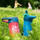 Maped Picnik Çelik Matara 430 Ml ve 580 Ml Uyumlu Yedek Kapak Pipetli  Pembe (879901) - 3
