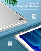 Samsung Galaxy Tab S6 Lite 2024 P620 P610 Kılıf Darbelere Dayanıklı Şeffaf Kapak 13-15-17 - 6