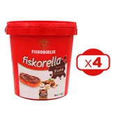 Fiskobirlik Fiskorella Kakaolu Fındık Kreması 1 kg 4 lü thumbnail 1