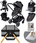 Bay Home Yeni Doğan 9 İn 1 Full Takım 990 Travel Sistem Bebek Arabası Angel Sepet Anne Yanı Beşik - 2