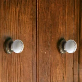 Gerçek Porselen Kulp Çiçekli Düğme Mobilya Mutfak Dolabı Çekmece Dolap Kulpları Kapak Kulpu Kulbu - 3