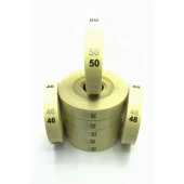 ŞEFFAF UZUN BEDEN ETİKETİ NUMARA 42 500 LÜ - 1