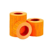 Tanex 12x21 Motex Çizgili Flo Turuncu Etiket 800 Adet - 2