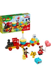 DUPLO® Disney Mickey ve Minnie Doğum Günü Treni 10941  Eğitici Yapım Seti (22 Parça) - 1
