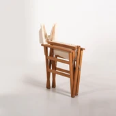 Meya Dekor Bahçe&Balkon&Teras&Cafe 3'lü Rejisör Masa-Sandalye Takımı (60x80cm Masa) - 7
