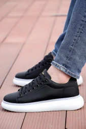 Fort Cheta Madrıd 150 Siyah Beyaz Memory Foam Taban Unisex Sneaker Ayakkabı thumbnail 1